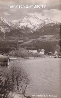 Egg am See, Badehaus Druml, Gasthof Trink - Villach - alte historische Fotos Ansichten Bilder Aufnahmen Ansichtskarten 