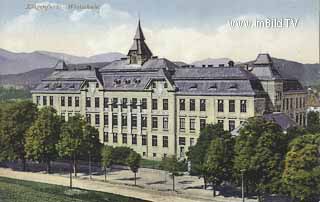 Westschule - Klagenfurt am Wörthersee - alte historische Fotos Ansichten Bilder Aufnahmen Ansichtskarten 