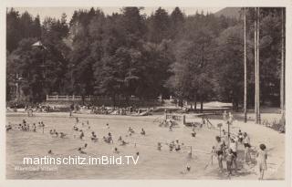Warmbad Freibad - Villach-Warmbad-Judendorf - alte historische Fotos Ansichten Bilder Aufnahmen Ansichtskarten 