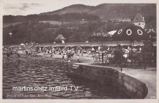 Millstatt Strandbad - Spittal an der Drau - alte historische Fotos Ansichten Bilder Aufnahmen Ansichtskarten 