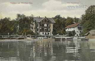 Velden - Villa Kornhäusel - Velden am Wörther See - alte historische Fotos Ansichten Bilder Aufnahmen Ansichtskarten 