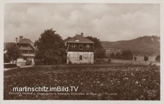 Bernolds Gasthof und Dependance - Drobollach am Faaker See - alte historische Fotos Ansichten Bilder Aufnahmen Ansichtskarten 