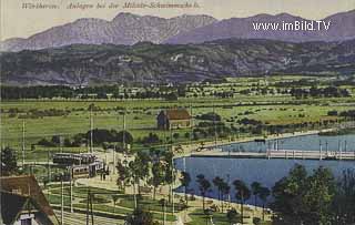 Anlagen bei der Militärschwimmschule - St. Martin   (12. Bez) - alte historische Fotos Ansichten Bilder Aufnahmen Ansichtskarten 