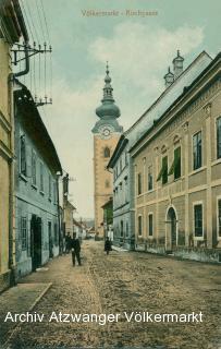 Völkermarkt, Kirchgasse - Europa - alte historische Fotos Ansichten Bilder Aufnahmen Ansichtskarten 