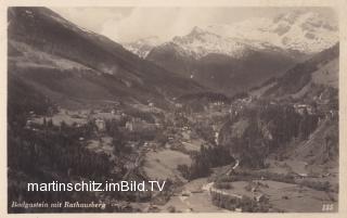 Badgastein mit Rathausberg - Bad Gastein - alte historische Fotos Ansichten Bilder Aufnahmen Ansichtskarten 