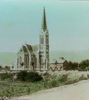 Evangelische Kirche. Blick nach W - Kärnten - alte historische Fotos Ansichten Bilder Aufnahmen Ansichtskarten 