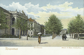 Rudolfstrasse - Klagenfurt am Wörthersee - alte historische Fotos Ansichten Bilder Aufnahmen Ansichtskarten 