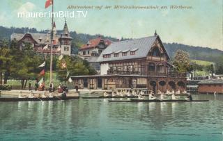 Albatroshaus - Militärschwimmschule - Klagenfurt am Wörthersee - alte historische Fotos Ansichten Bilder Aufnahmen Ansichtskarten 