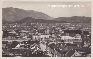 Villach, Blick über den Hauptplatz - Villach - alte historische Fotos Ansichten Bilder Aufnahmen Ansichtskarten 