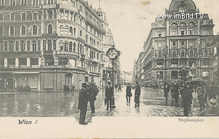 Stephansplatz - Stock im Eisen Platz - alte historische Fotos Ansichten Bilder Aufnahmen Ansichtskarten 