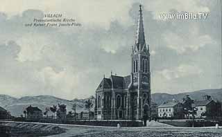 Villach - Evangelische Kirche - Villach - alte historische Fotos Ansichten Bilder Aufnahmen Ansichtskarten 