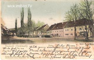 Neumarkt in Steiermark - Hauptplatz - alte historische Fotos Ansichten Bilder Aufnahmen Ansichtskarten 