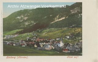 Bleiberg Ortsansicht - Kärnten - alte historische Fotos Ansichten Bilder Aufnahmen Ansichtskarten 