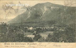 Unterbergen - Ferlach - alte historische Fotos Ansichten Bilder Aufnahmen Ansichtskarten 