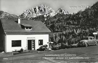 Gasthof Krieber - Hermagor-Pressegger See - alte historische Fotos Ansichten Bilder Aufnahmen Ansichtskarten 