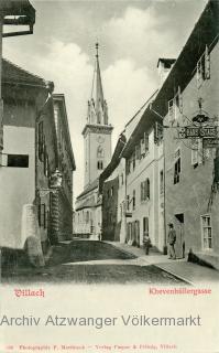 Villach, Khevenhüllergasse - alte historische Fotos Ansichten Bilder Aufnahmen Ansichtskarten 