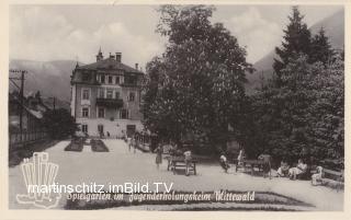 Mittewald ob Villach, ÖGB Jugenderholungsheim - Kärnten - alte historische Fotos Ansichten Bilder Aufnahmen Ansichtskarten 