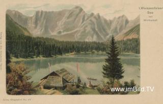 1. Weissenfelsersee - Fusine in Valromana - Weissenfels - alte historische Fotos Ansichten Bilder Aufnahmen Ansichtskarten 