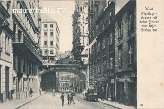 Wien - Tiefer Graben - Wien - alte historische Fotos Ansichten Bilder Aufnahmen Ansichtskarten 