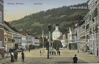 Gmünd - Hauptplatz - Kärnten - alte historische Fotos Ansichten Bilder Aufnahmen Ansichtskarten 