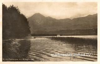 Die engste Stelle am See Richtung Süden - Kärnten - alte historische Fotos Ansichten Bilder Aufnahmen Ansichtskarten 