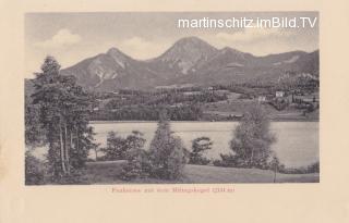 Faakersee mit Türkenkopf und Mittagskogel - Kärnten - alte historische Fotos Ansichten Bilder Aufnahmen Ansichtskarten 