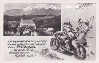 St. Corona am Wechsel, Juxkarte - alte historische Fotos Ansichten Bilder Aufnahmen Ansichtskarten 