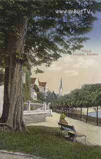 Draupromenade - Villach-Innere Stadt - alte historische Fotos Ansichten Bilder Aufnahmen Ansichtskarten 