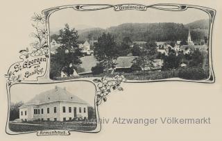 St. Georgen am Sandhof 2 Bild Karte  - Kärnten - alte historische Fotos Ansichten Bilder Aufnahmen Ansichtskarten 
