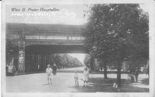 Prater-Hauptallee - Oesterreich - alte historische Fotos Ansichten Bilder Aufnahmen Ansichtskarten 