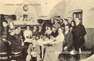 Stammtisch im Gagglbräu, um 1910 - Villach-Innere Stadt - alte historische Fotos Ansichten Bilder Aufnahmen Ansichtskarten 
