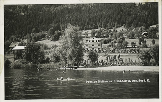 Pension Hoffmann in Steindorf - Steindorf am Ossiacher See - alte historische Fotos Ansichten Bilder Aufnahmen Ansichtskarten 