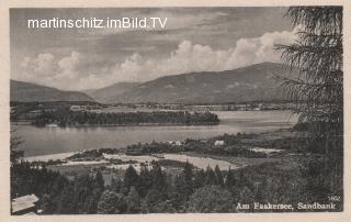 Sandbank - Faak am See - alte historische Fotos Ansichten Bilder Aufnahmen Ansichtskarten 