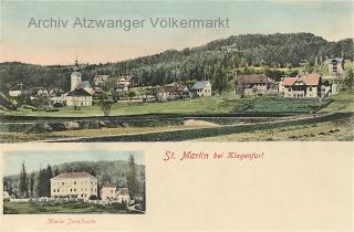 2 Bild Karte Klagenfurt St. Martin - St. Martin   (12. Bez) - alte historische Fotos Ansichten Bilder Aufnahmen Ansichtskarten 