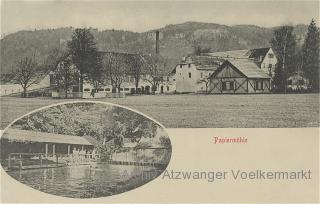 Klagenfurt Papiermühle - Kärnten - alte historische Fotos Ansichten Bilder Aufnahmen Ansichtskarten 