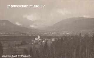Maria Gail Ortsansicht - Kärnten - alte historische Fotos Ansichten Bilder Aufnahmen Ansichtskarten 
