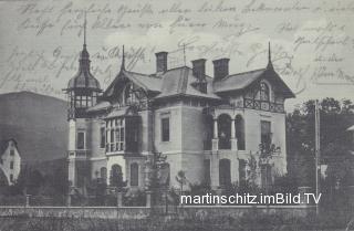 Spittal a.d.D., Villa Goldeck - Kärnten - alte historische Fotos Ansichten Bilder Aufnahmen Ansichtskarten 