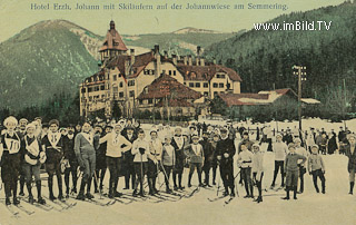 Semmering - Hotel Erzherzog Johann - Neunkirchen - alte historische Fotos Ansichten Bilder Aufnahmen Ansichtskarten 