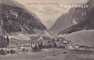 Tauernbahn Nordrampe, Eingang ins Anlauftal - Sankt Johann im Pongau - alte historische Fotos Ansichten Bilder Aufnahmen Ansichtskarten 