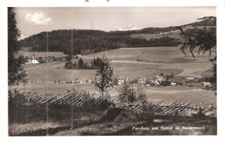 Perchau am Sattel - Murau - alte historische Fotos Ansichten Bilder Aufnahmen Ansichtskarten 