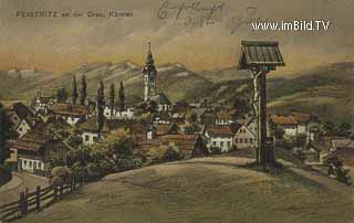 Feistritz an der Drau - Villach Land - alte historische Fotos Ansichten Bilder Aufnahmen Ansichtskarten 