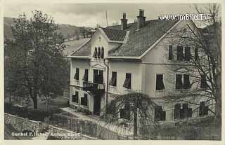 Gasthof Huber in Arriach - Villach Land - alte historische Fotos Ansichten Bilder Aufnahmen Ansichtskarten 