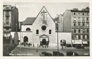 Kapuziner Kirche - Wien  1.,Innere Stadt - alte historische Fotos Ansichten Bilder Aufnahmen Ansichtskarten 