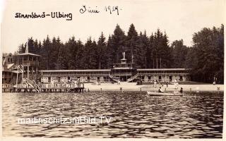 Velden, Strandbad Ulbing - Velden am Wörther See - alte historische Fotos Ansichten Bilder Aufnahmen Ansichtskarten 