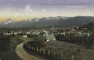 Villach mit Karawanken - Europa - alte historische Fotos Ansichten Bilder Aufnahmen Ansichtskarten 