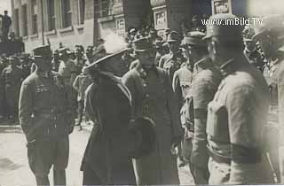 Kaiser Karl und Zita in Klagenfurt - Oesterreich - alte historische Fotos Ansichten Bilder Aufnahmen Ansichtskarten 