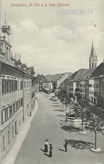 Hauptplatz - St. Veit - Oesterreich - alte historische Fotos Ansichten Bilder Aufnahmen Ansichtskarten 
