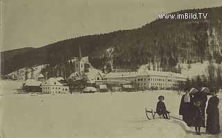 Ossiach im Winter - Kärnten - alte historische Fotos Ansichten Bilder Aufnahmen Ansichtskarten 
