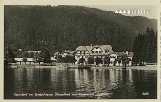 Steindorf - Restaurant Seewirt - Steindorf am Ossiacher See - alte historische Fotos Ansichten Bilder Aufnahmen Ansichtskarten 