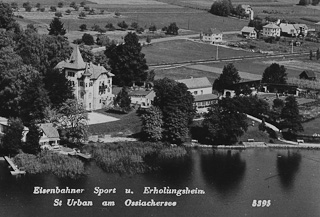 Eisenbahner-Erholungsheim St. Urban - Steindorf am Ossiacher See - alte historische Fotos Ansichten Bilder Aufnahmen Ansichtskarten 